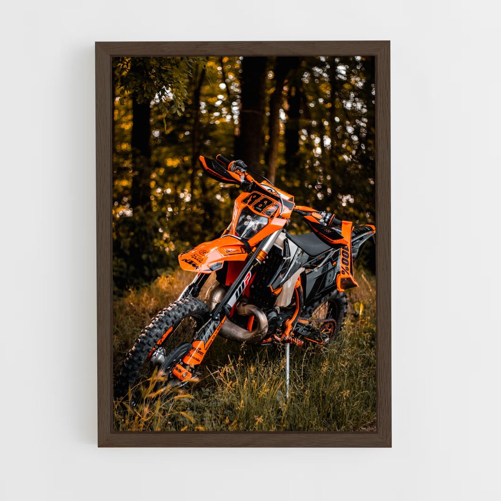 Poster Sentier Sauvage – affiche KTM Moto (vue 5)